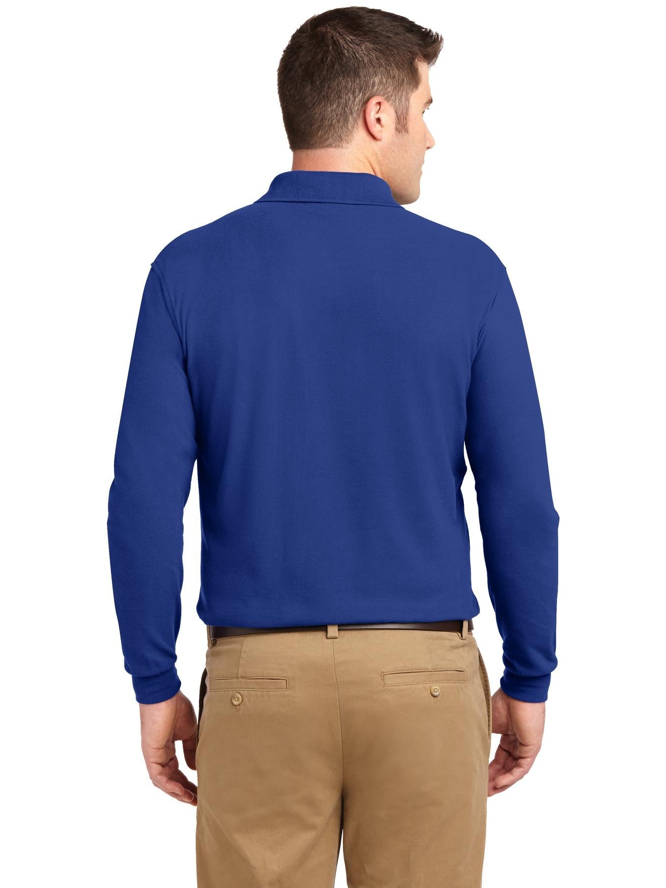 Port Authority Silk Touch Long Sleeve Polo