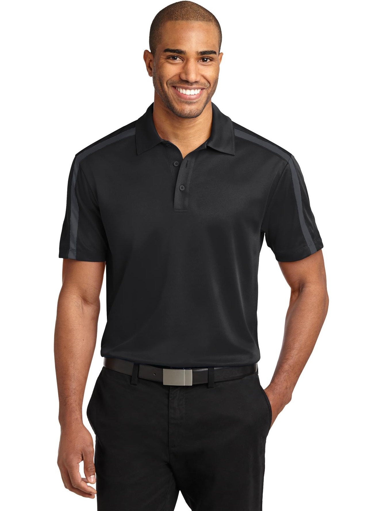 Port Authority Silk Touch Performance Colorblock Stripe