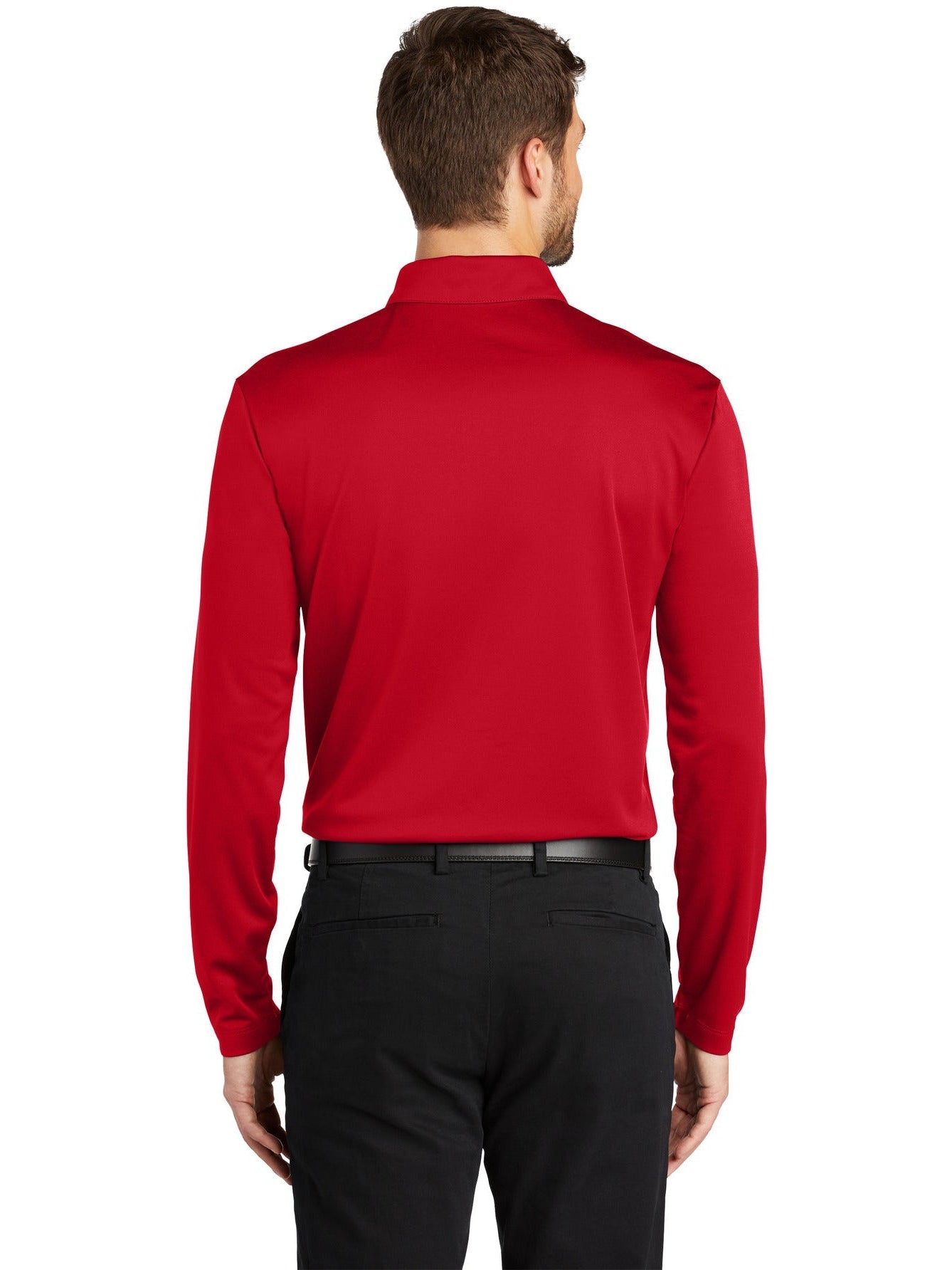 Port Authority Silk Touch Performance Long Sleeve Polo
