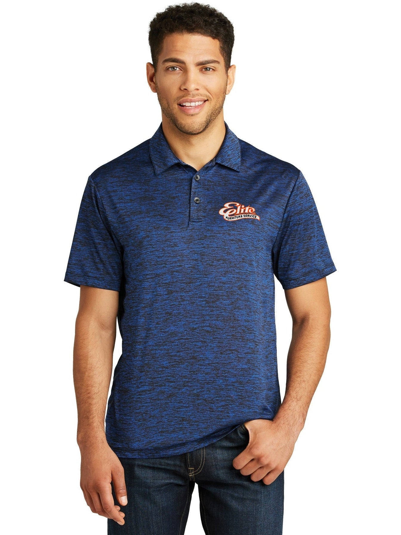 Sport-Tek PosiCharge Electric Heather Polo