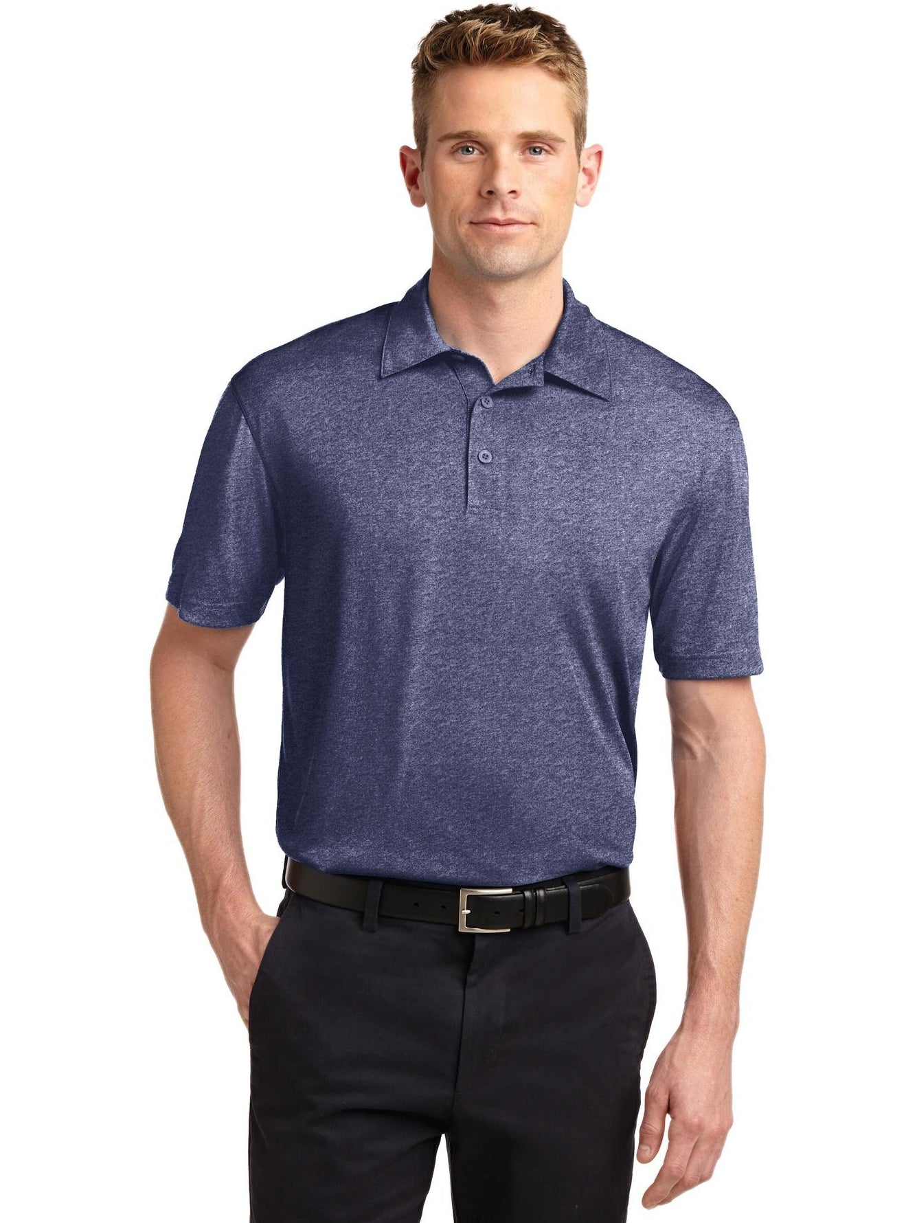 Sport-Tek Heather Contender Polo