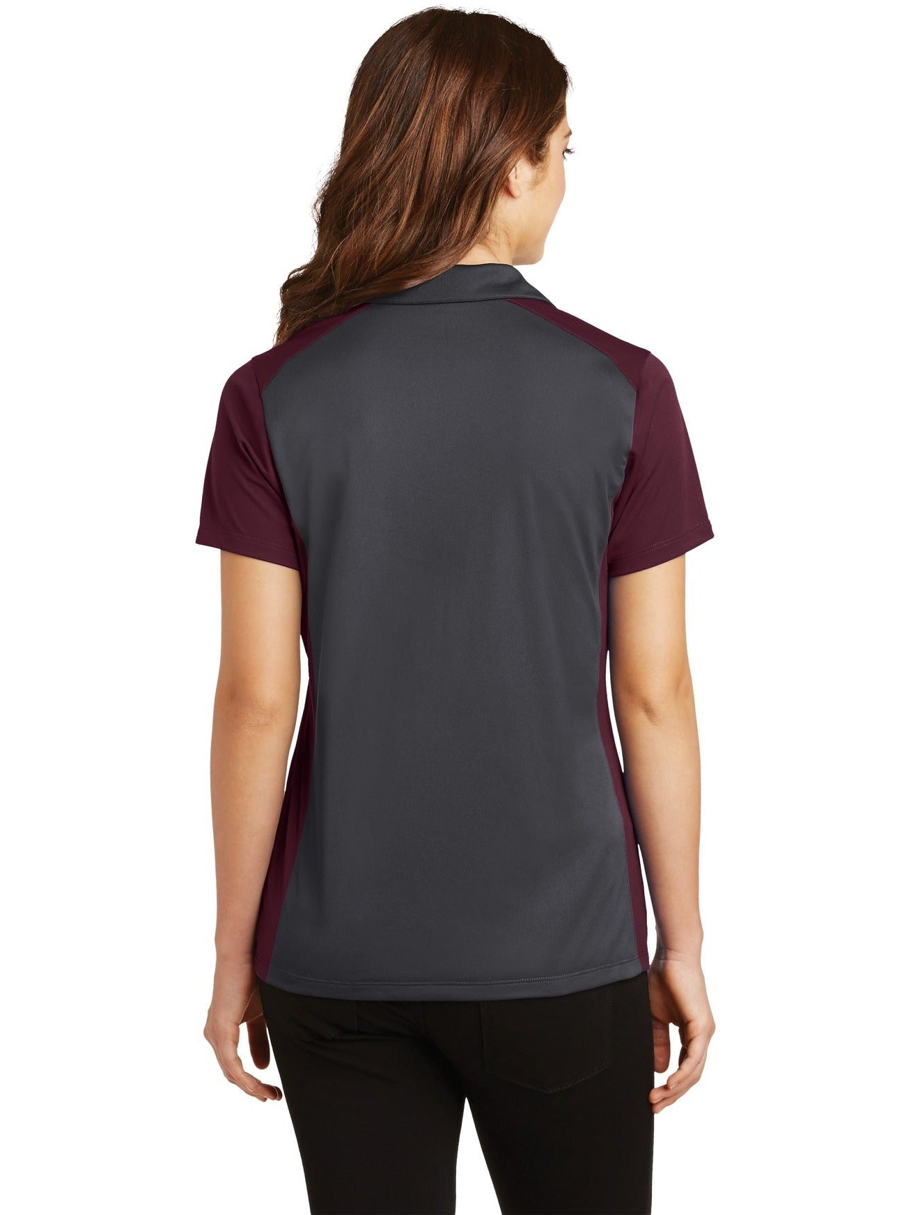 Sport-Tek Ladies Colorblock Micropique Sport-Wick Polo