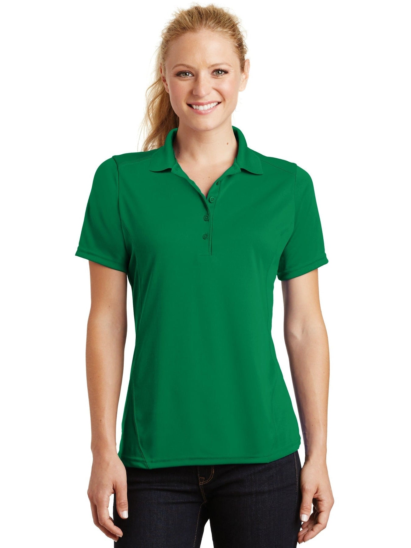 Sport-Tek Ladies Dry Zone Raglan Accent Polo
