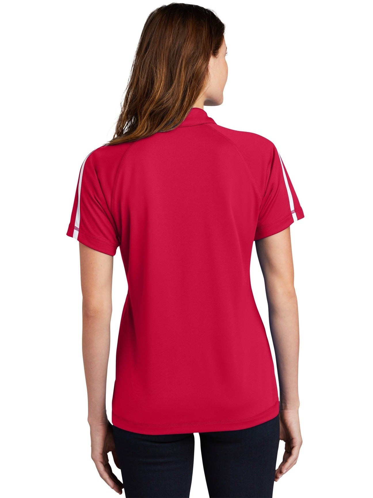 Sport-Tek Ladies Micro-Mesh Colorblock Polo