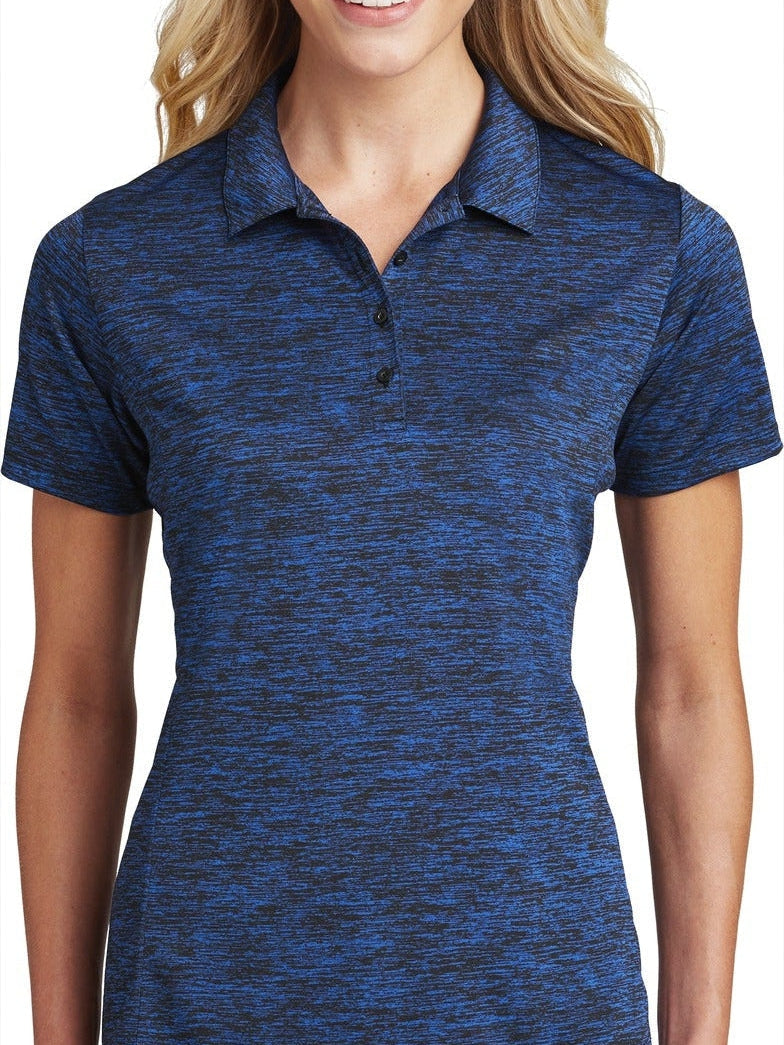 Sport-Tek Ladies PosiCharge Electric Heather Polo