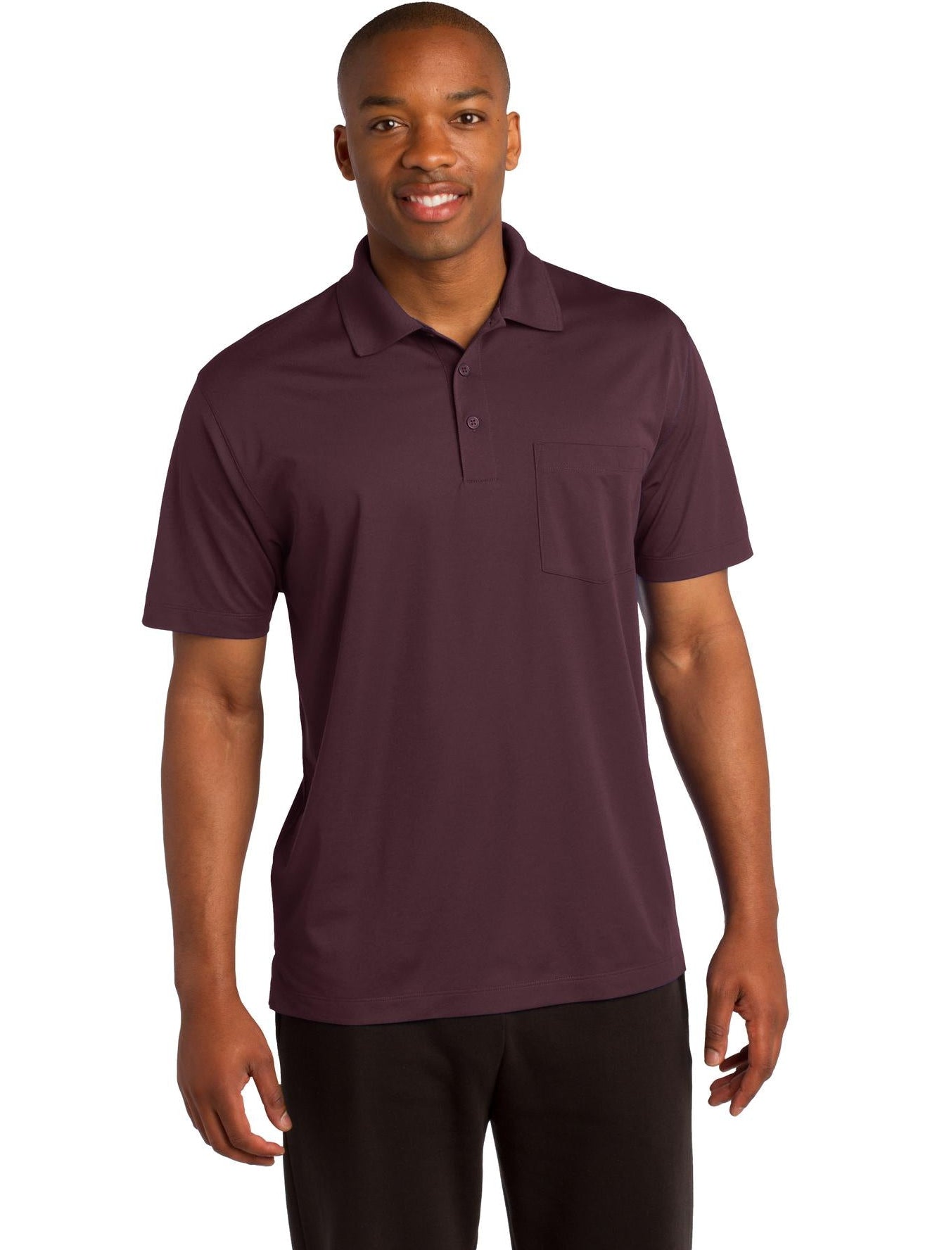 Sport-Tek Micropique Sport-Wick Pocket Polo