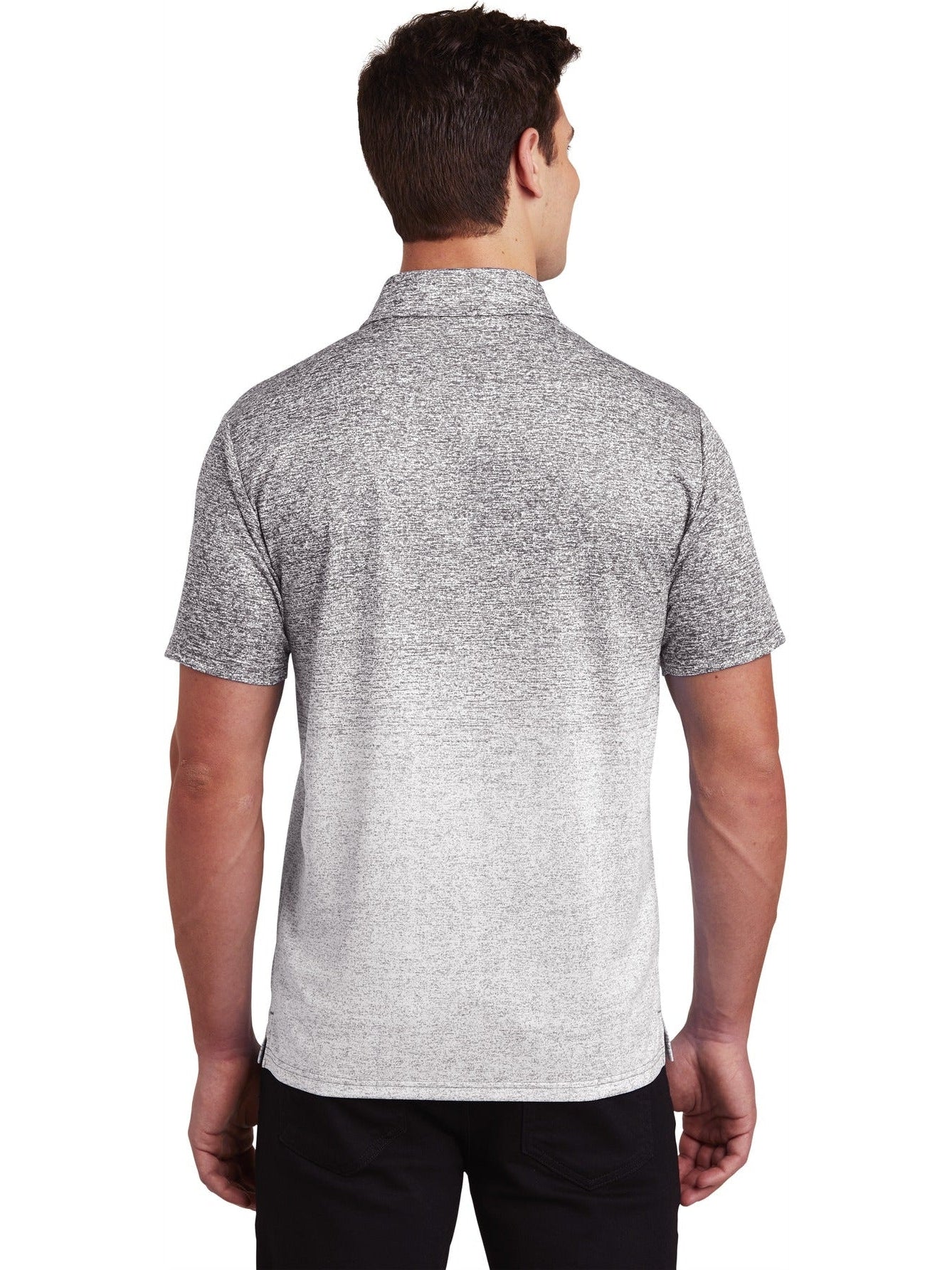 Sport-Tek Ombre Heather Polo