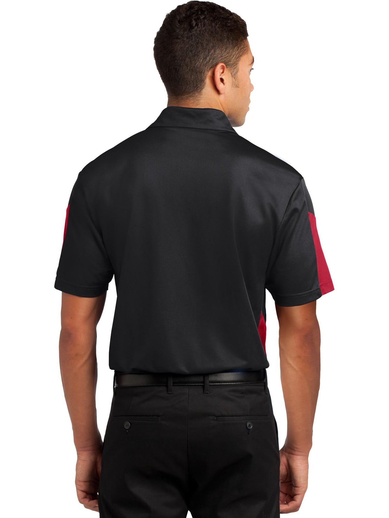 Sport-Tek PosiCharge Active Textured Colorblock Polo