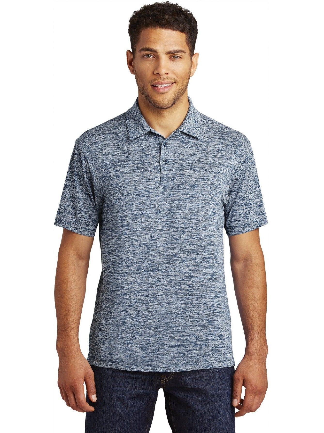 Sport-Tek PosiCharge Electric Heather Polo