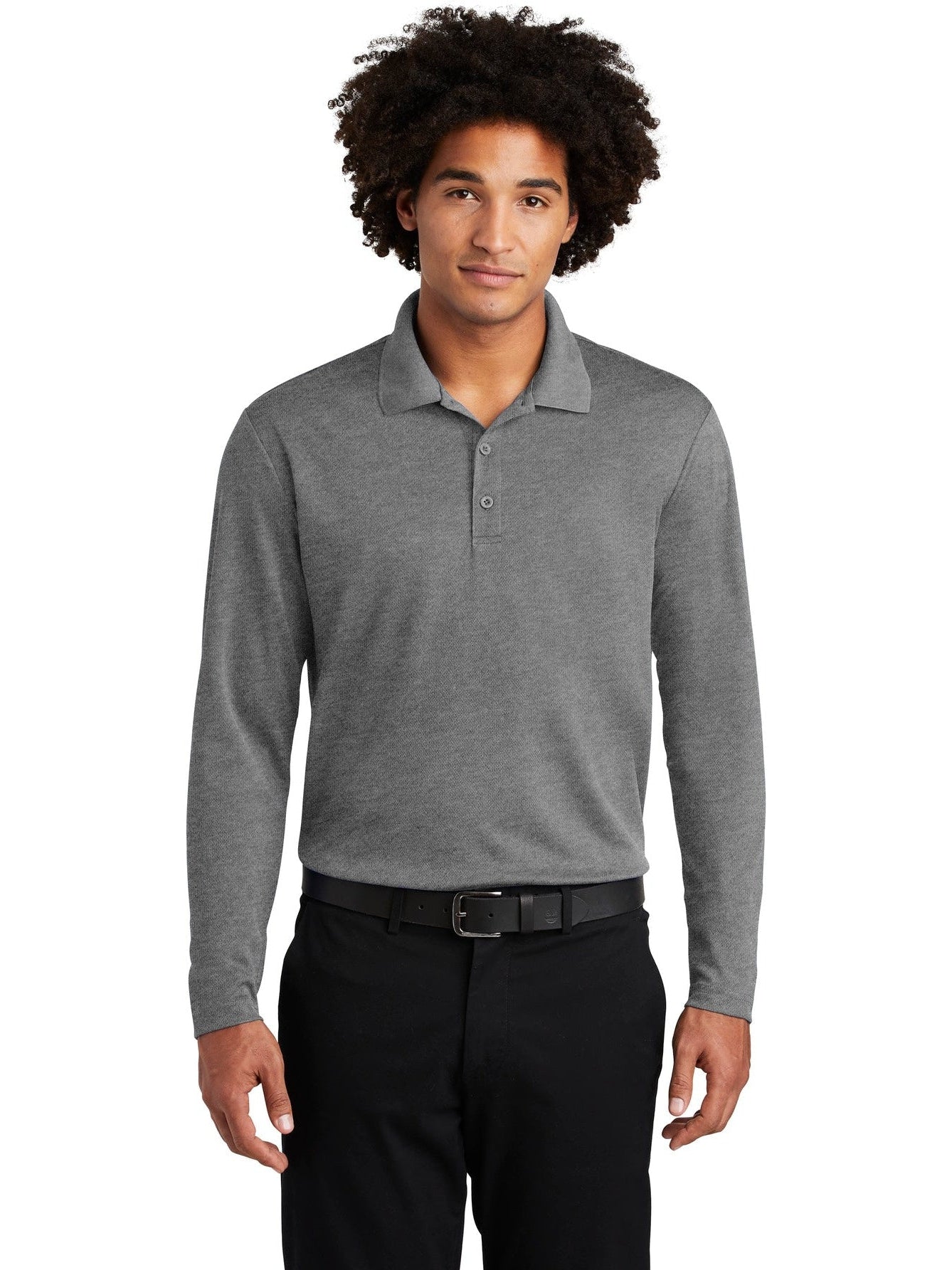 Sport-Tek PosiCharge RacerMesh Long Sleeve Polo