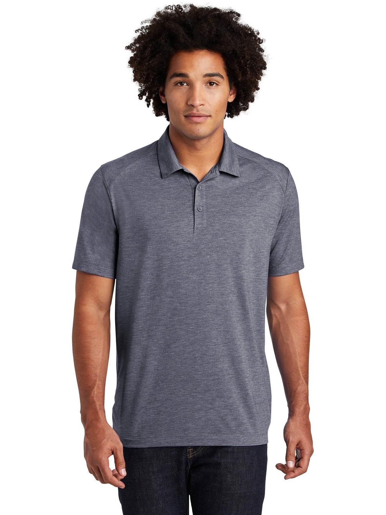 Sport-Tek PosiCharge Tri-Blend Wicking Polo