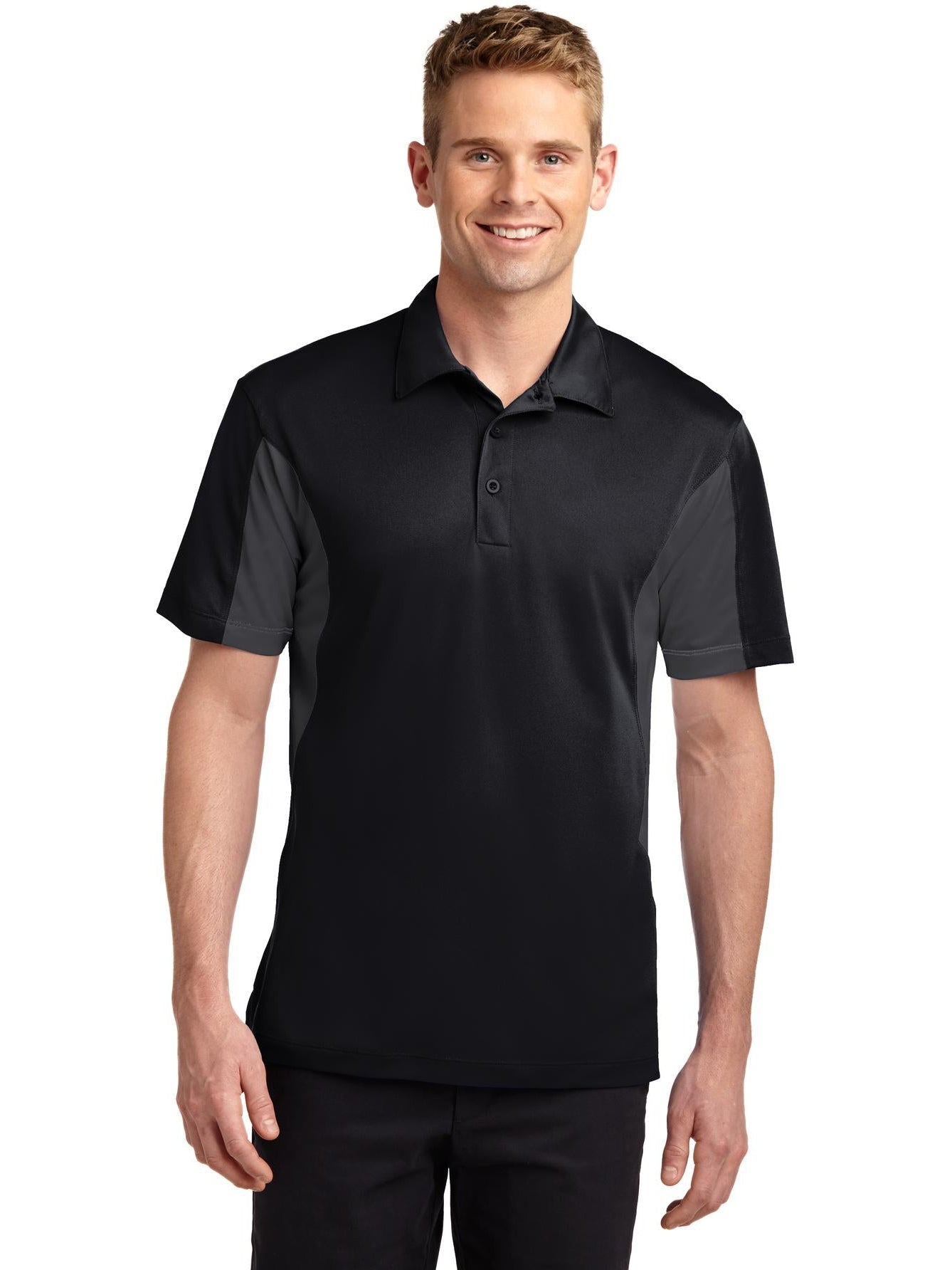 Sport-Tek Side Blocked Micropique Polo Shirt
