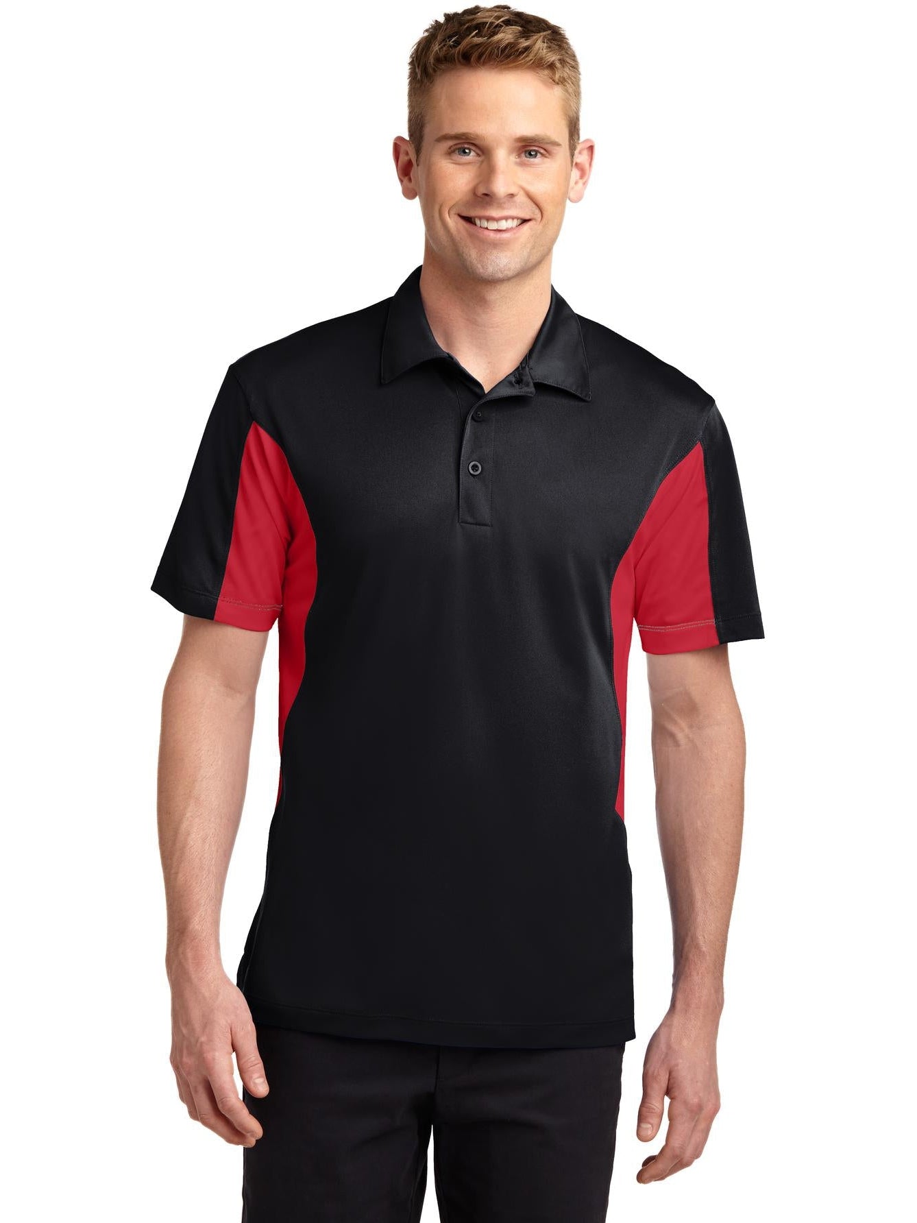 Sport-Tek Side Blocked Micropique Polo Shirt