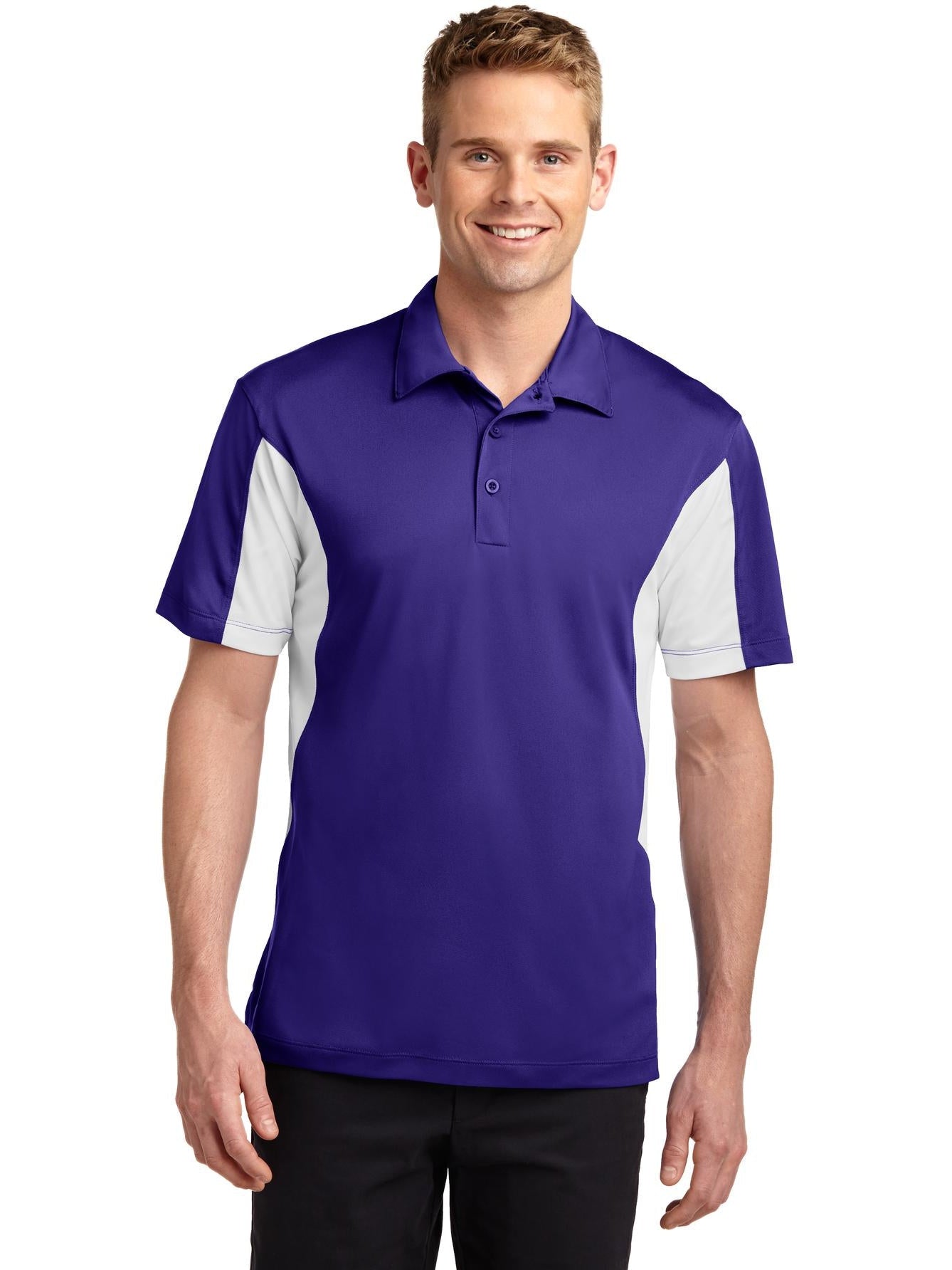 Sport-Tek Side Blocked Micropique Polo Shirt