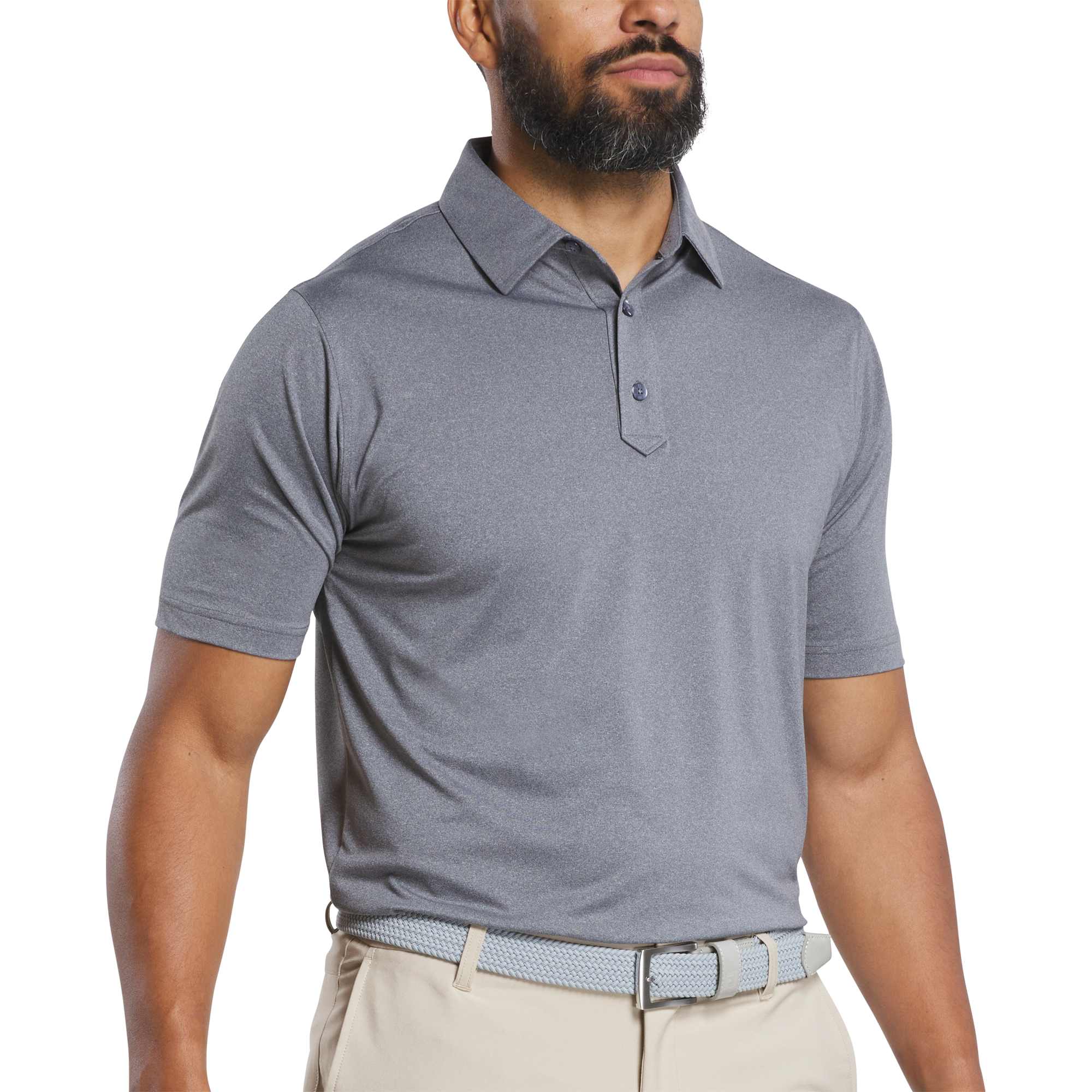 FootJoy Solid Lisle Performance Golf Polo