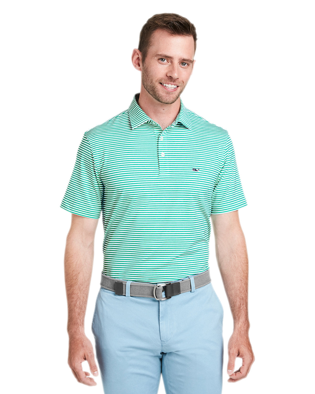 Vineyard Vines Heathered Winstead Sankaty Polo