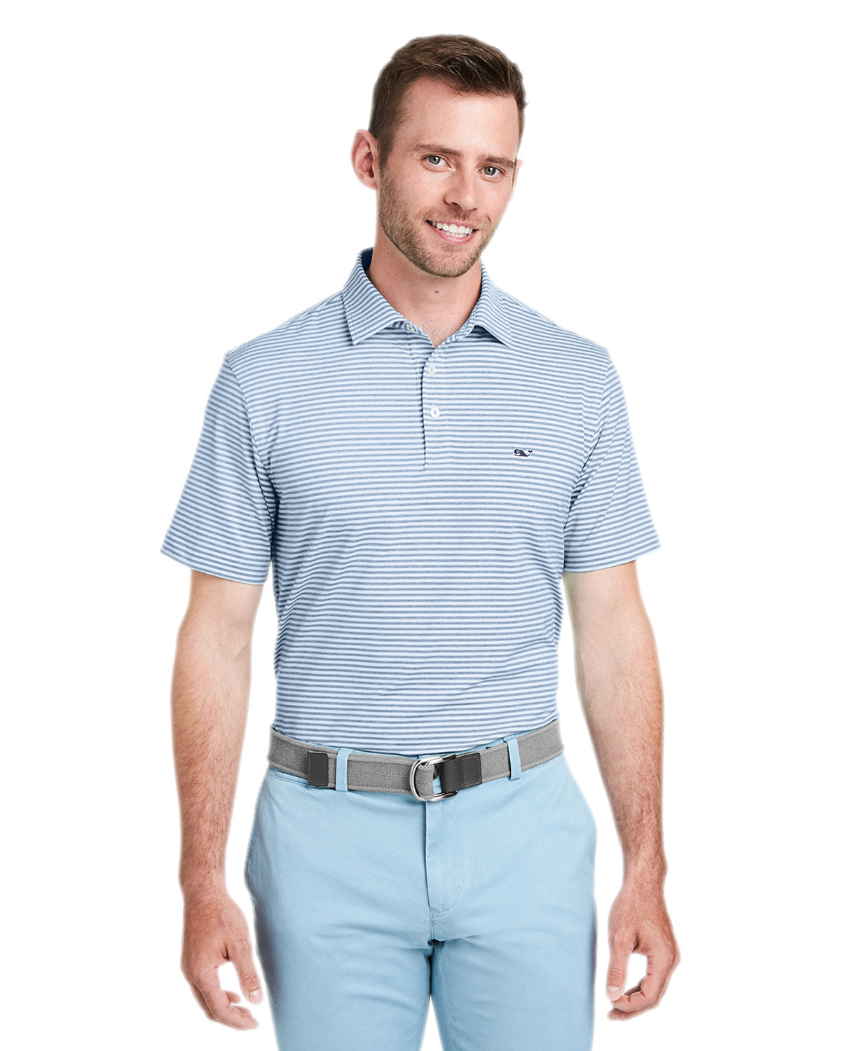 Vineyard Vines Heathered Winstead Sankaty Polo