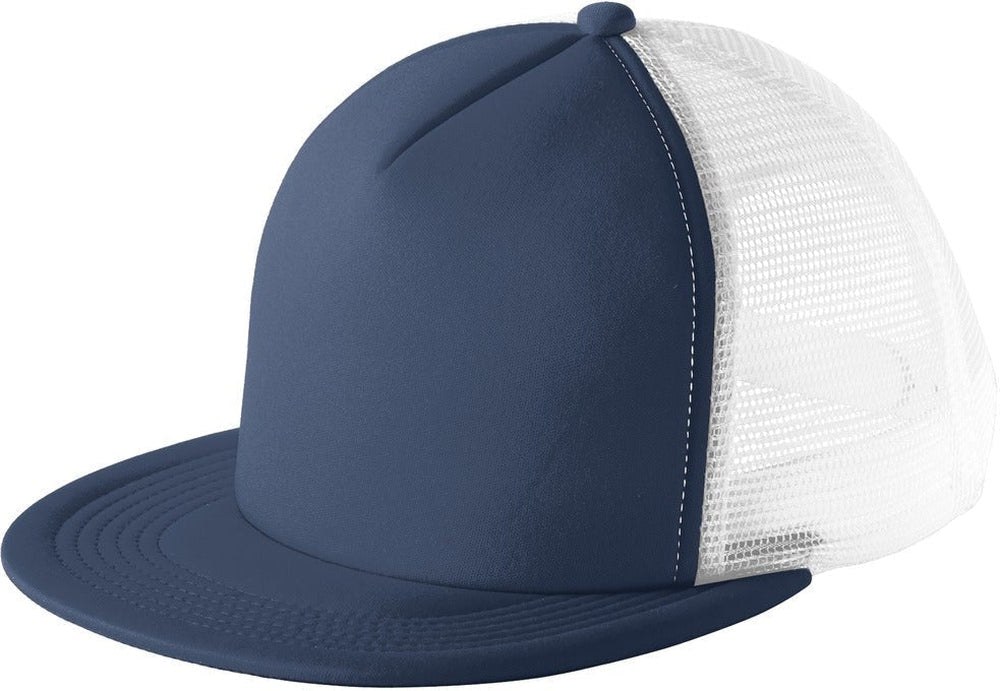 District Flat Bill Snapback Trucker Cap - JL Franklins