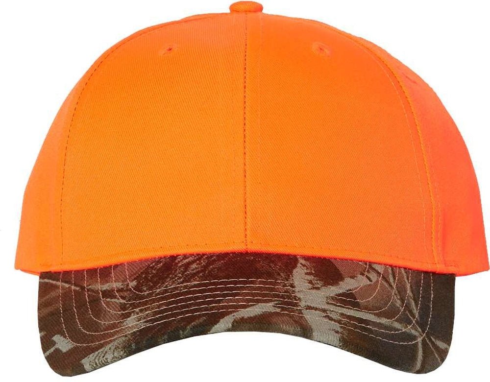 Kati Solid Crown with Camo Visor Cap - JL Franklins