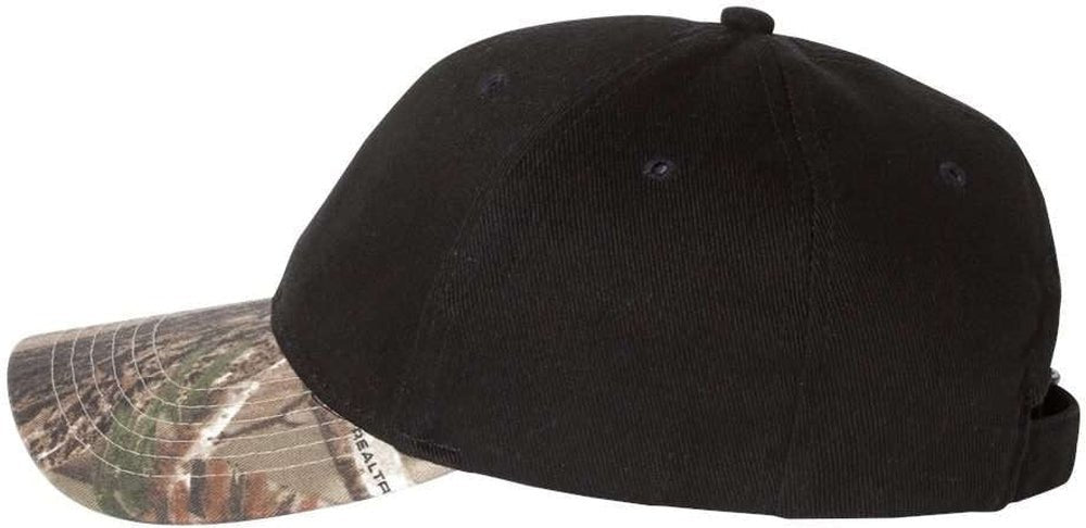 Kati Solid Crown with Camo Visor Cap - JL Franklins