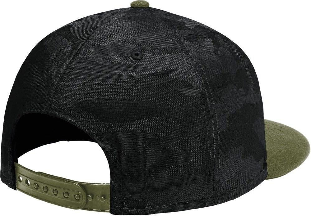 New Era Camo Flat Bill Snapback Cap - JL Franklins