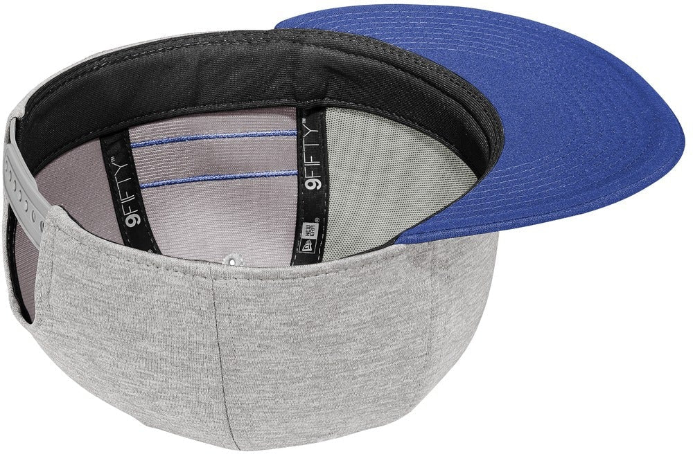 New Era Shadow Heather Striped Flat Bill Snapback Cap - JL Franklins