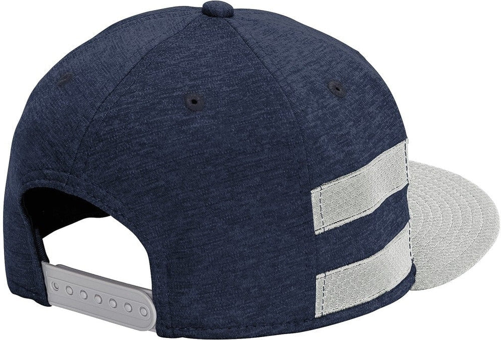 New Era Shadow Heather Striped Flat Bill Snapback Cap - JL Franklins