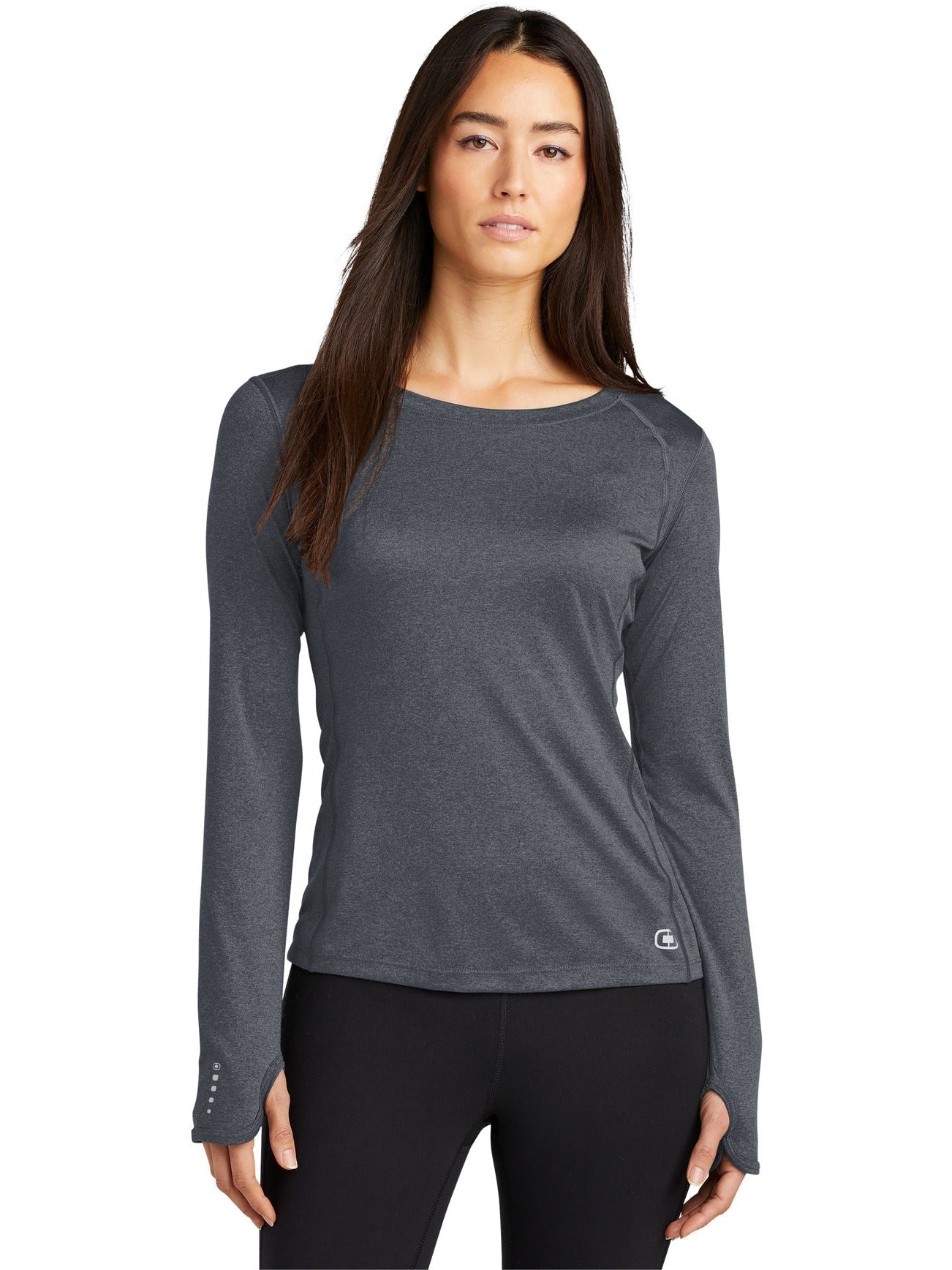 OGIO Endurance Ladies Long Sleeve Pulse Crew - JL Franklins
