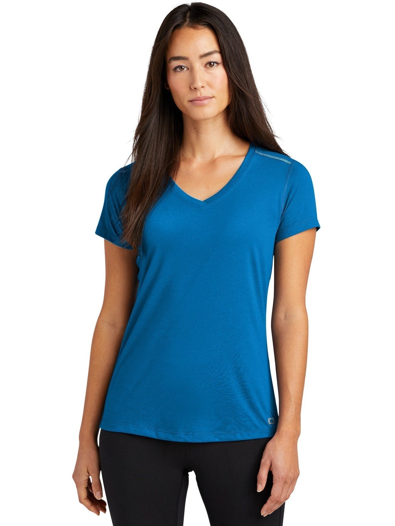 OGIO Endurance Ladies Peak V - Neck Tee - JL Franklins