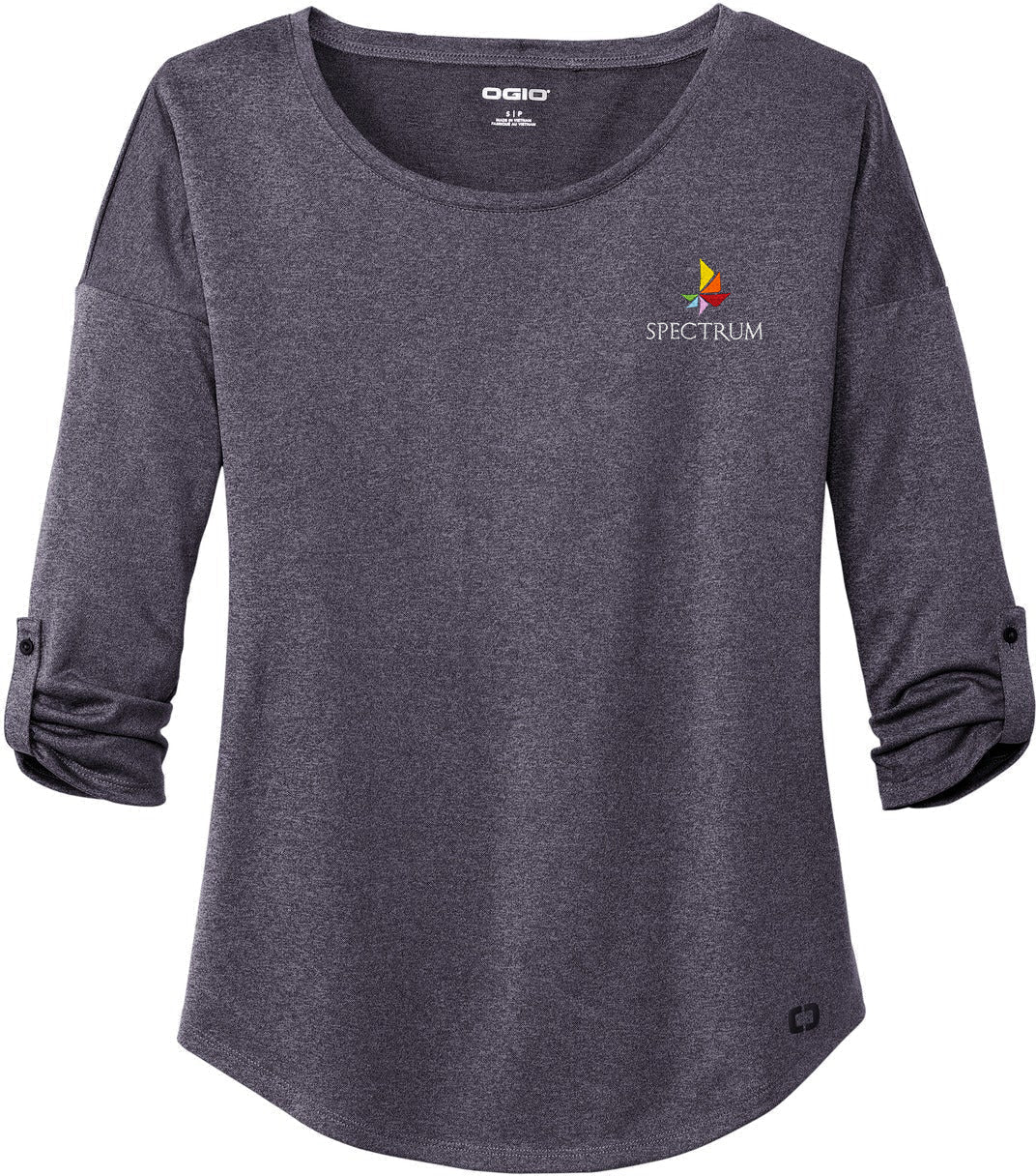 OGIO Ladies Gravitate Scoop 3/4 - Sleeve - JL Franklins