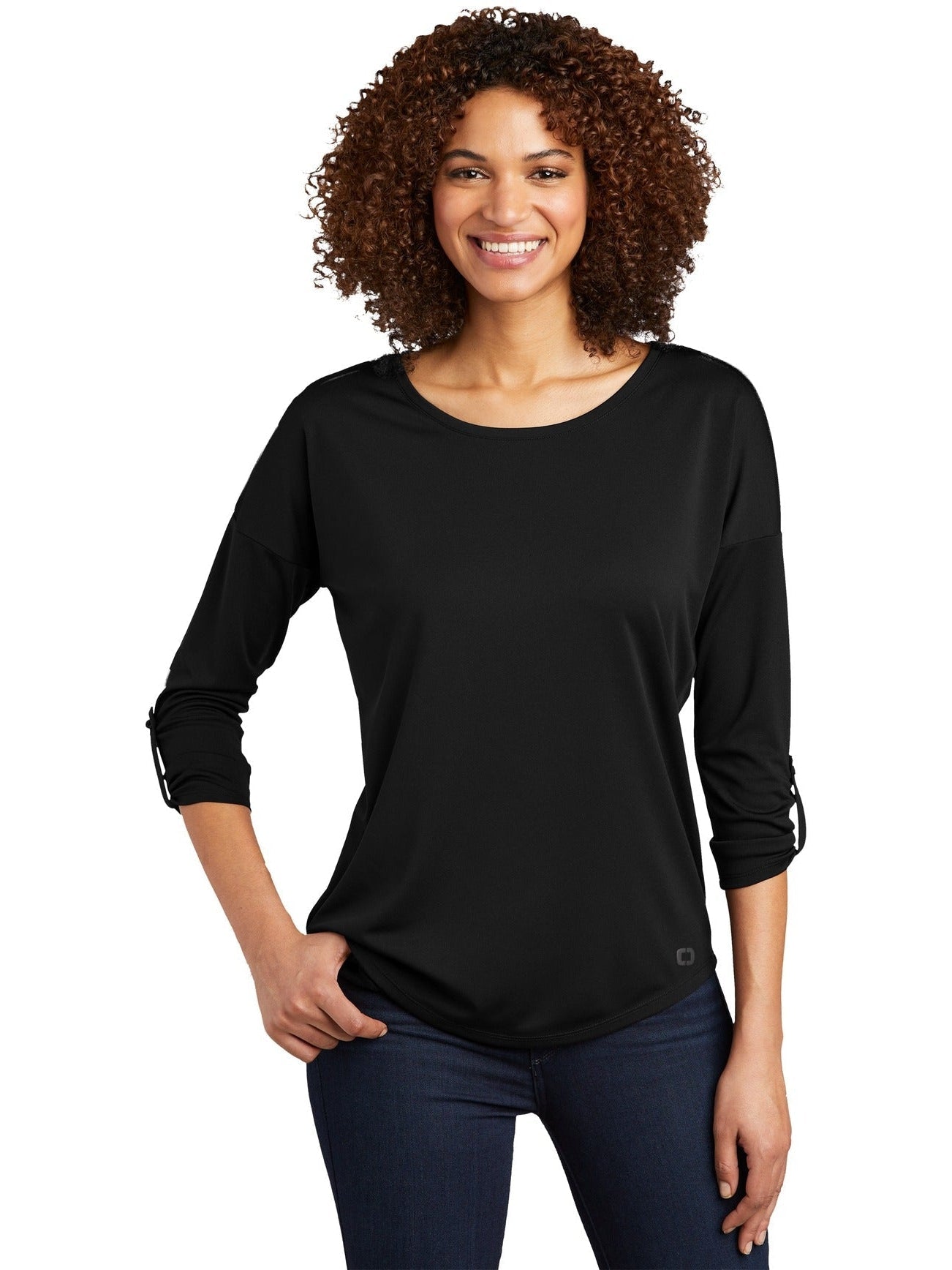 OGIO Ladies Gravitate Scoop 3/4 - Sleeve - JL Franklins