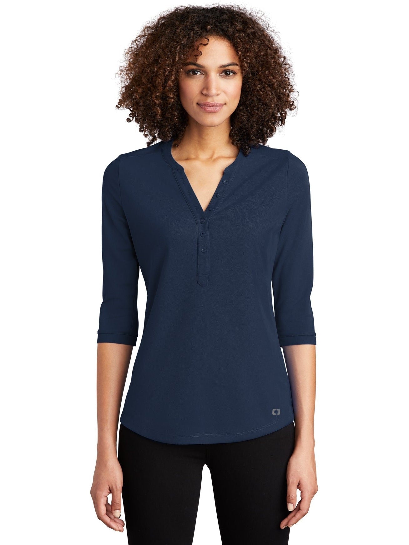 OGIO Ladies Jewel Henley - JL Franklins