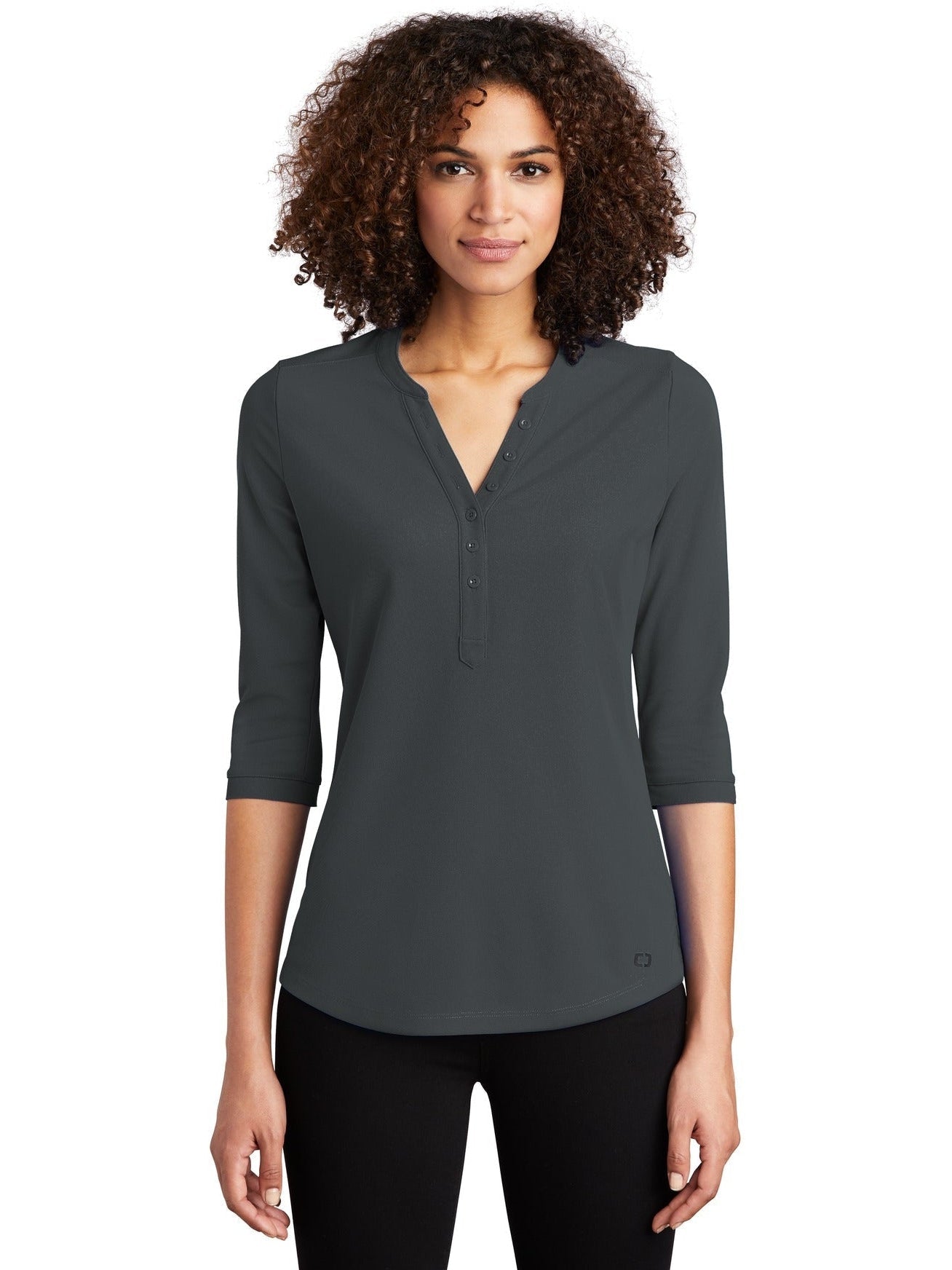 OGIO Ladies Jewel Henley - JL Franklins
