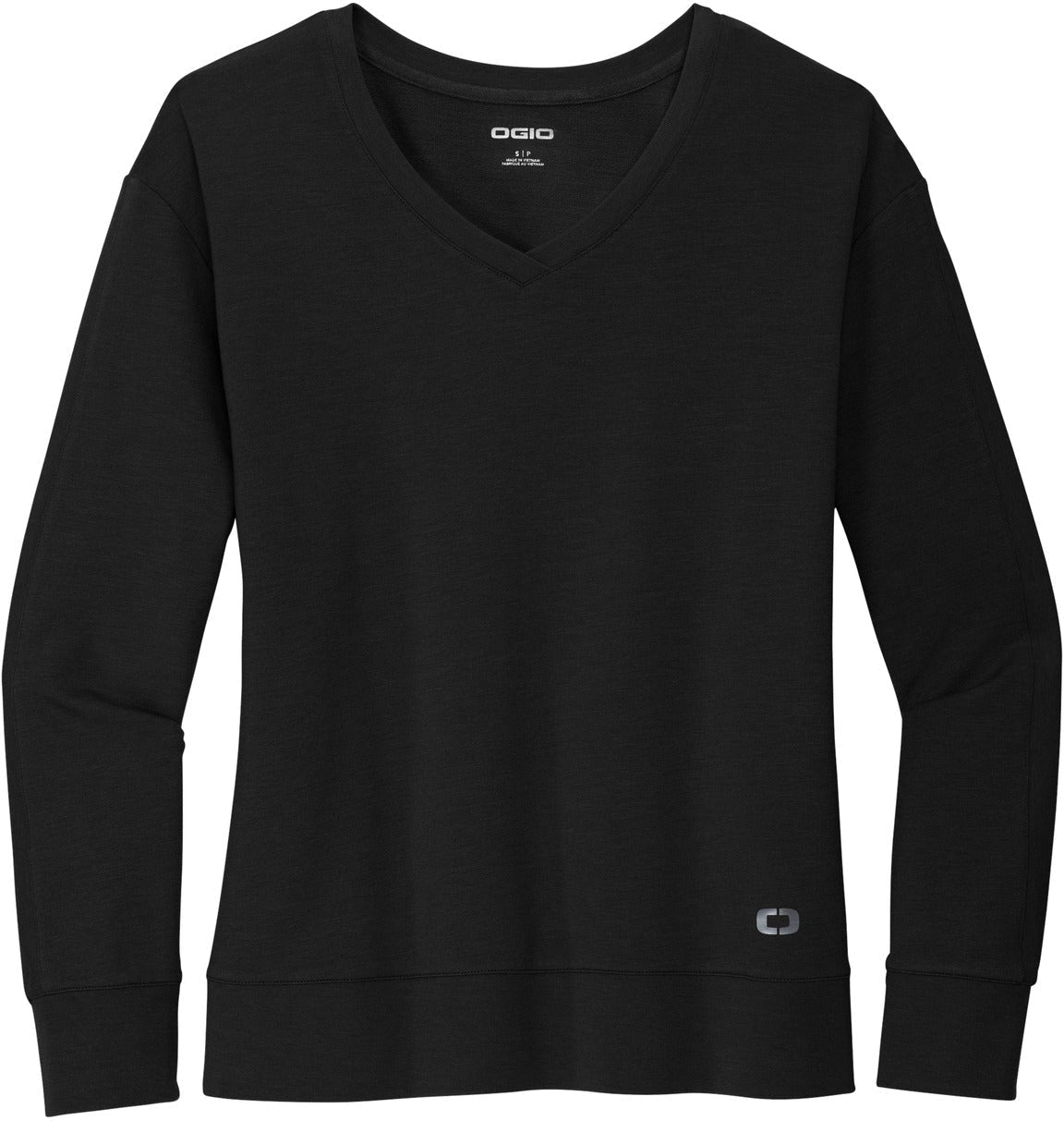 OGIO Ladies Luuma Flex Long Sleeve V - Neck - JL Franklins