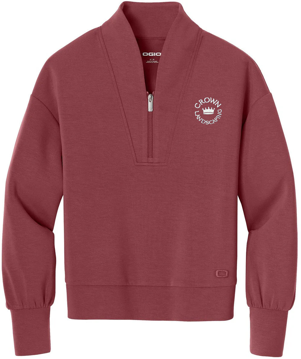 OGIO Ladies Transcend 1/4 - Zip - JL Franklins