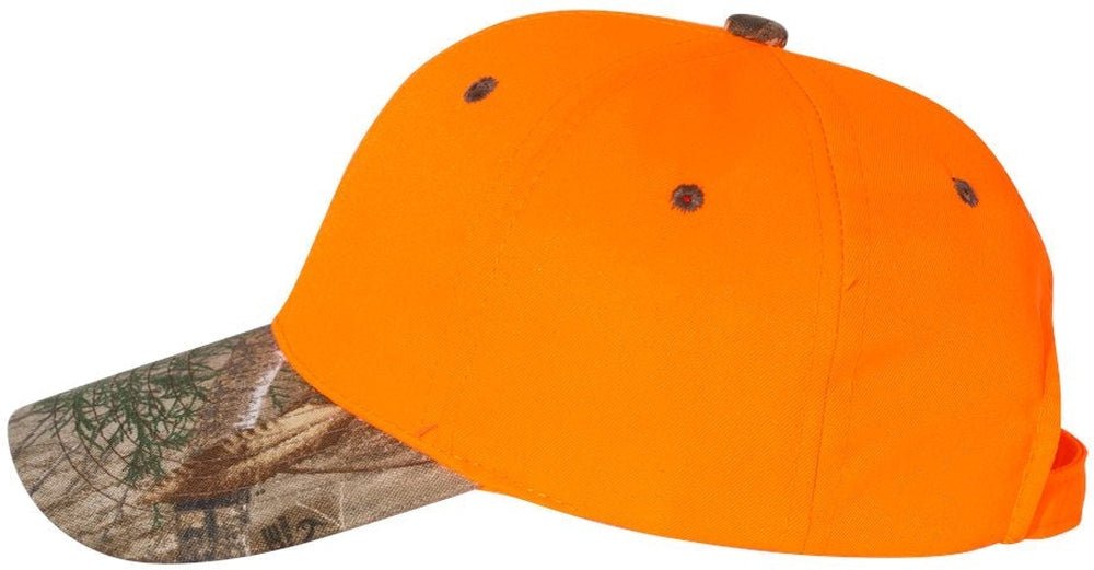 Outdoor Cap Blaze Crown with Camo Visor Cap - JL Franklins
