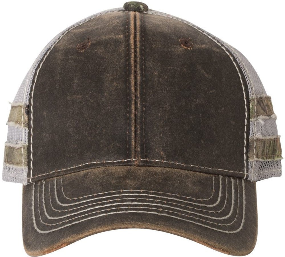 Outdoor Cap Frayed Camo Stripes Mesh - Back Cap - JL Franklins