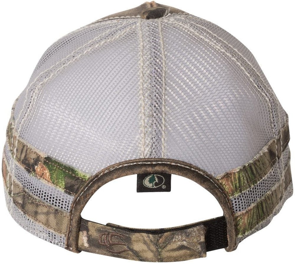 Outdoor Cap Frayed Camo Stripes Mesh - Back Cap - JL Franklins