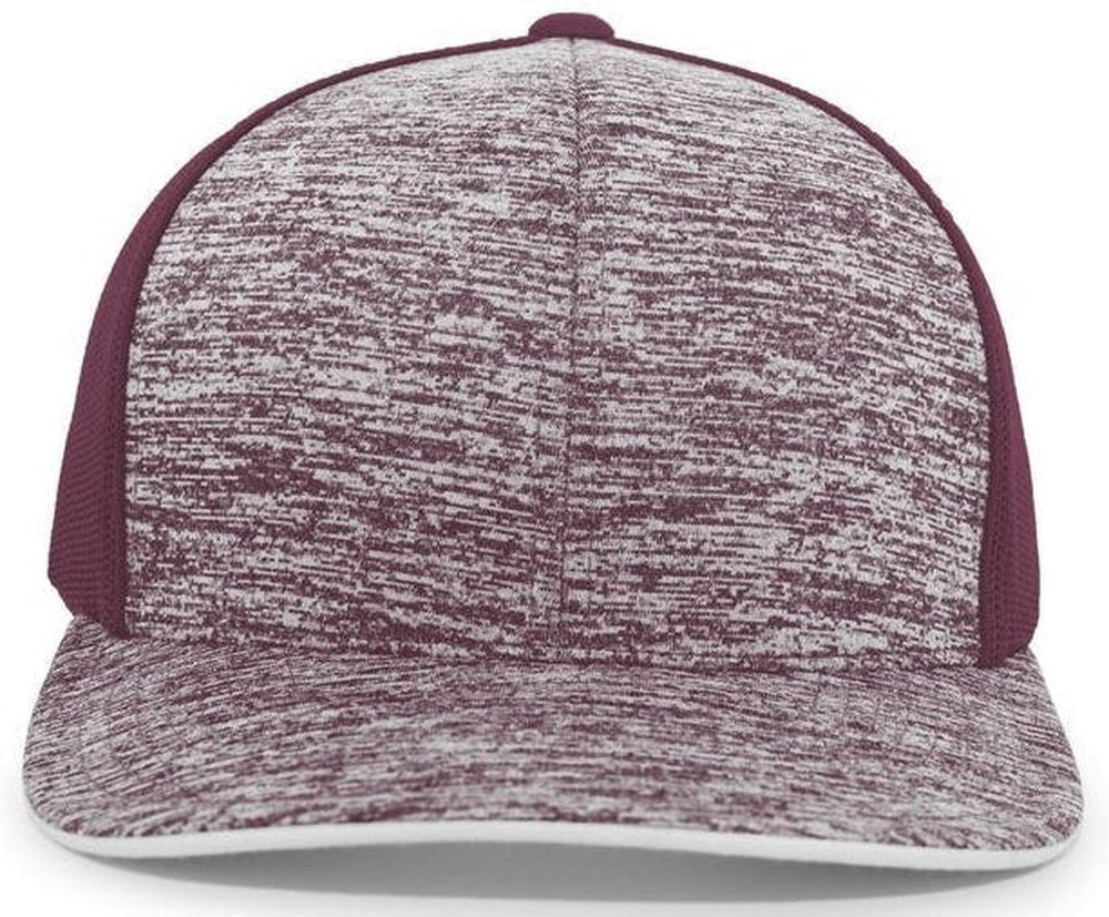 Pacific Headwear Aggressive Heather Trucker Snapback Cap - JL Franklins