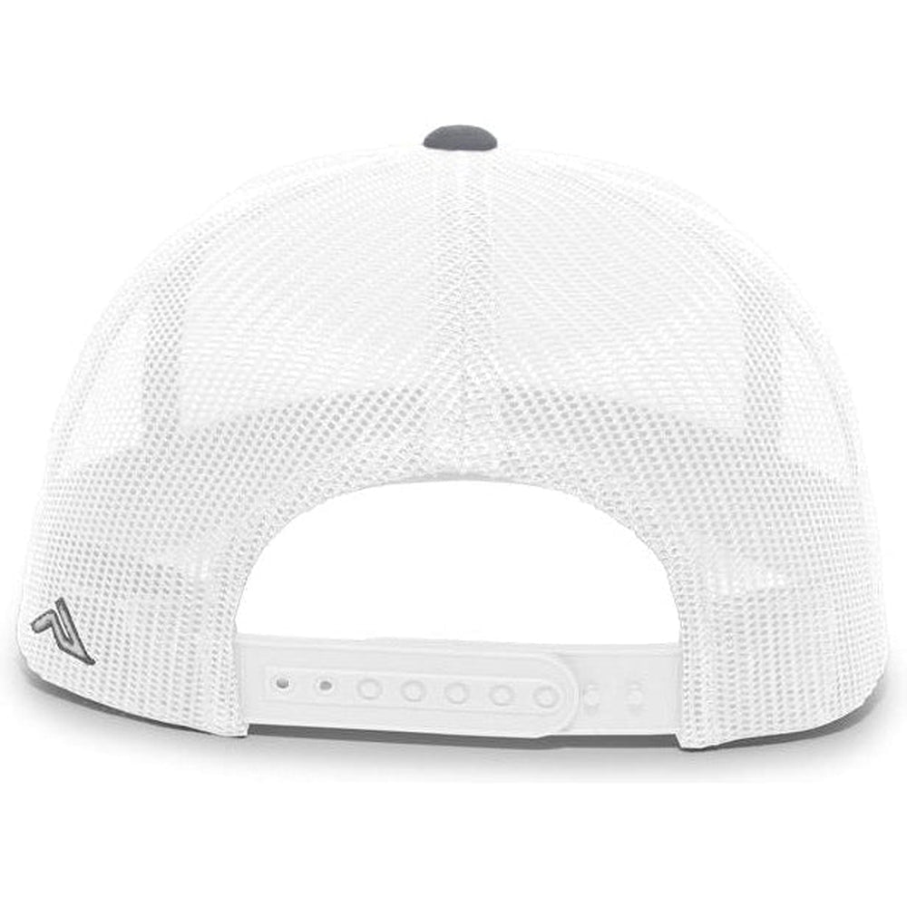 Pacific Headwear Aggressive Heather Trucker Snapback Cap - JL Franklins