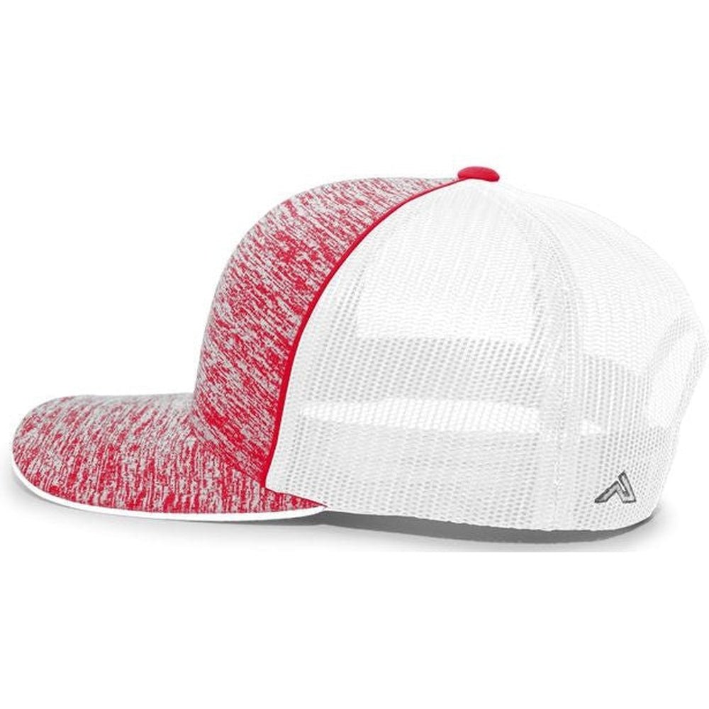 Pacific Headwear Aggressive Heather Trucker Snapback Cap - JL Franklins