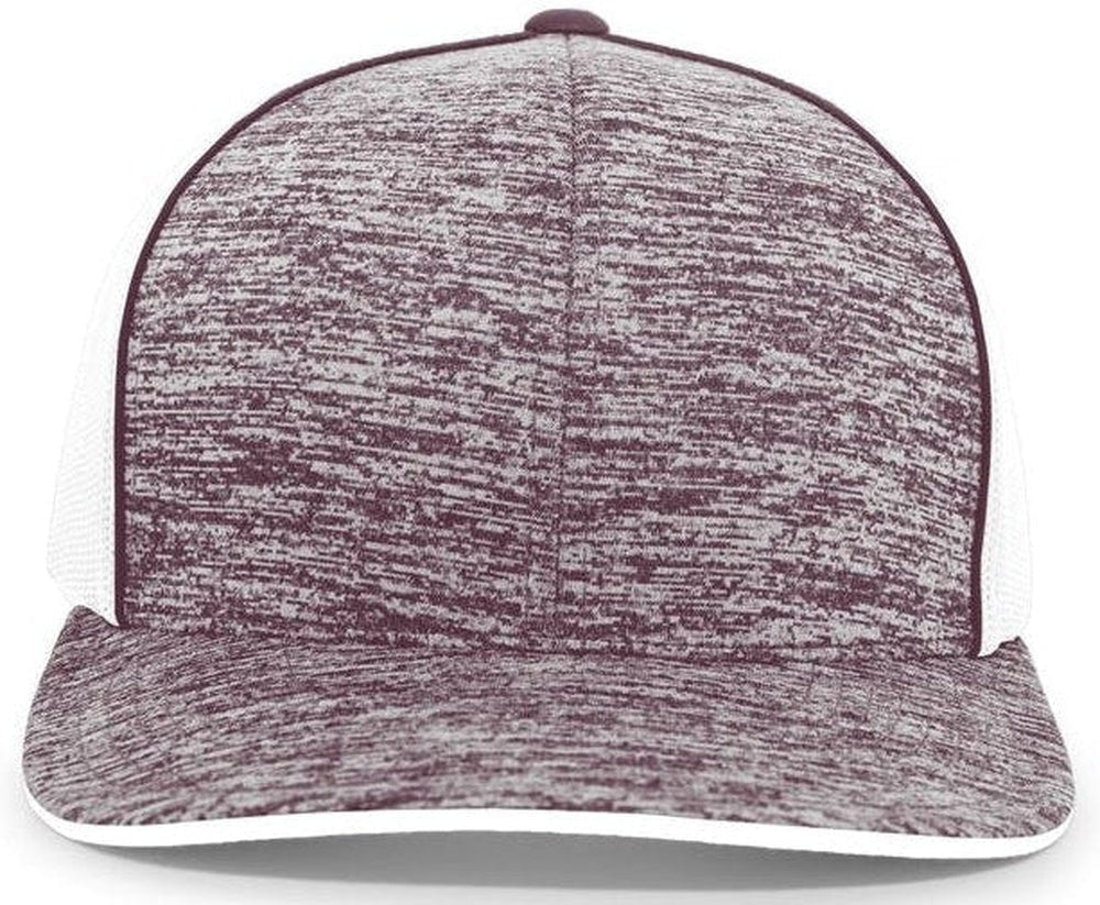 Pacific Headwear Aggressive Heather Trucker Snapback Cap - JL Franklins