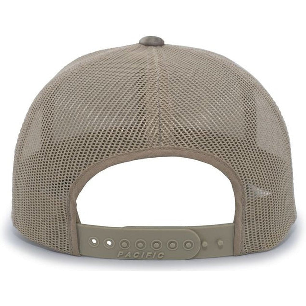 Pacific Headwear Camo Snapback Trucker Cap - JL Franklins