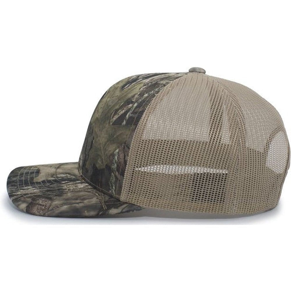 Pacific Headwear Camo Snapback Trucker Cap - JL Franklins