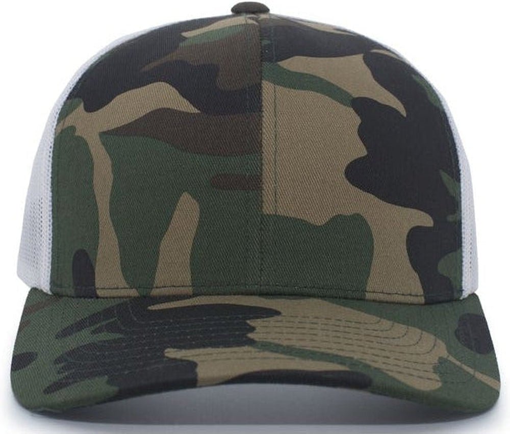 Pacific Headwear Camo Snapback Trucker Cap - JL Franklins