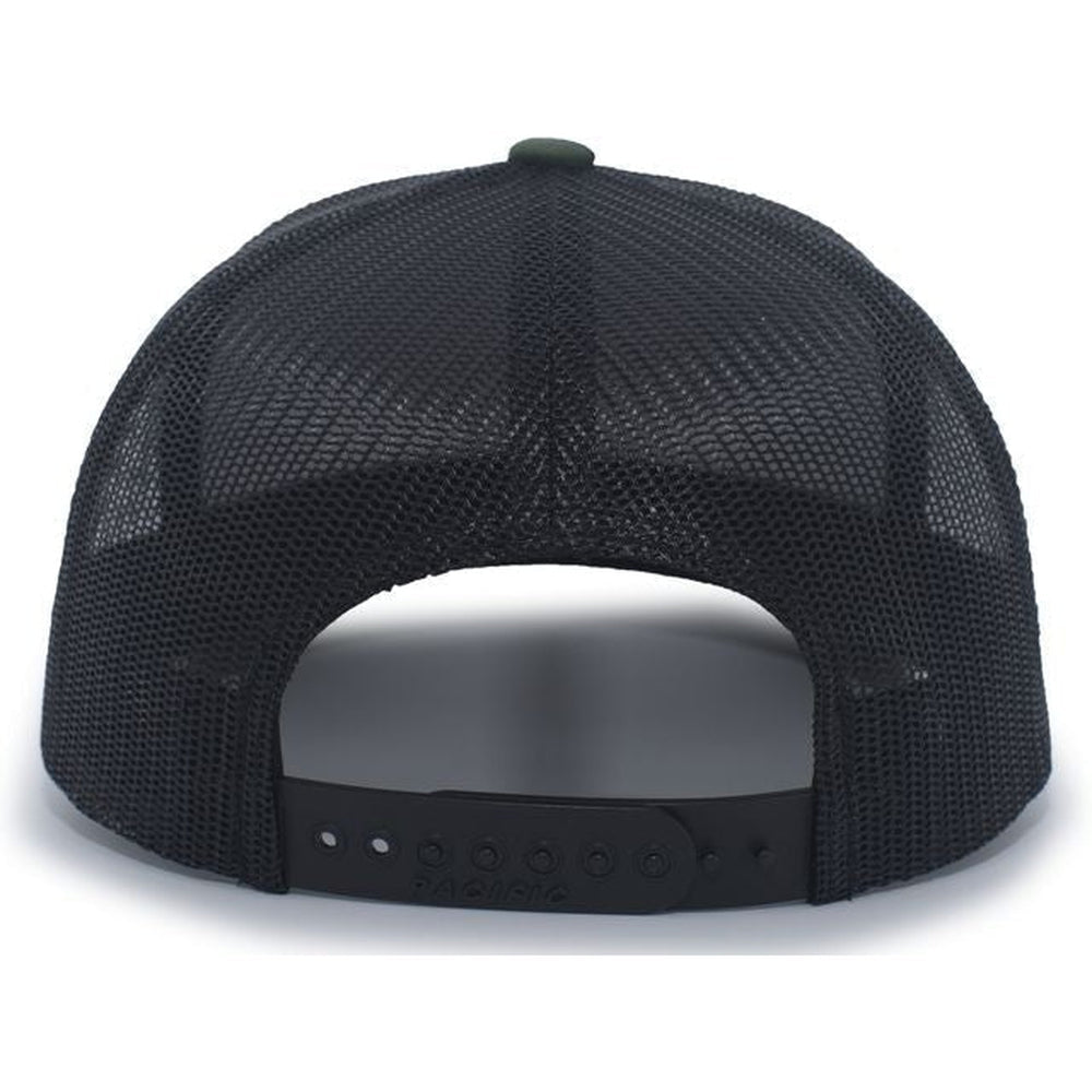 Pacific Headwear Camo Snapback Trucker Cap - JL Franklins