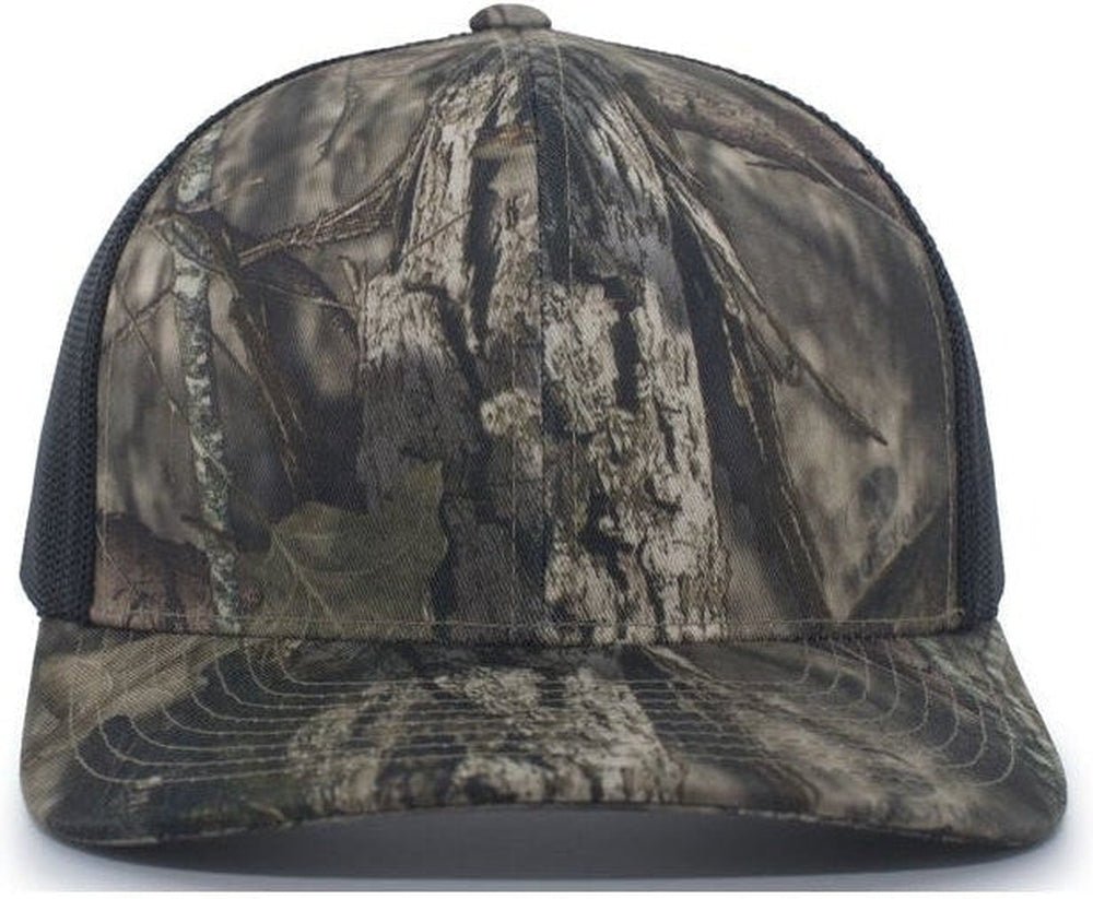 Pacific Headwear Camo Snapback Trucker Cap - JL Franklins