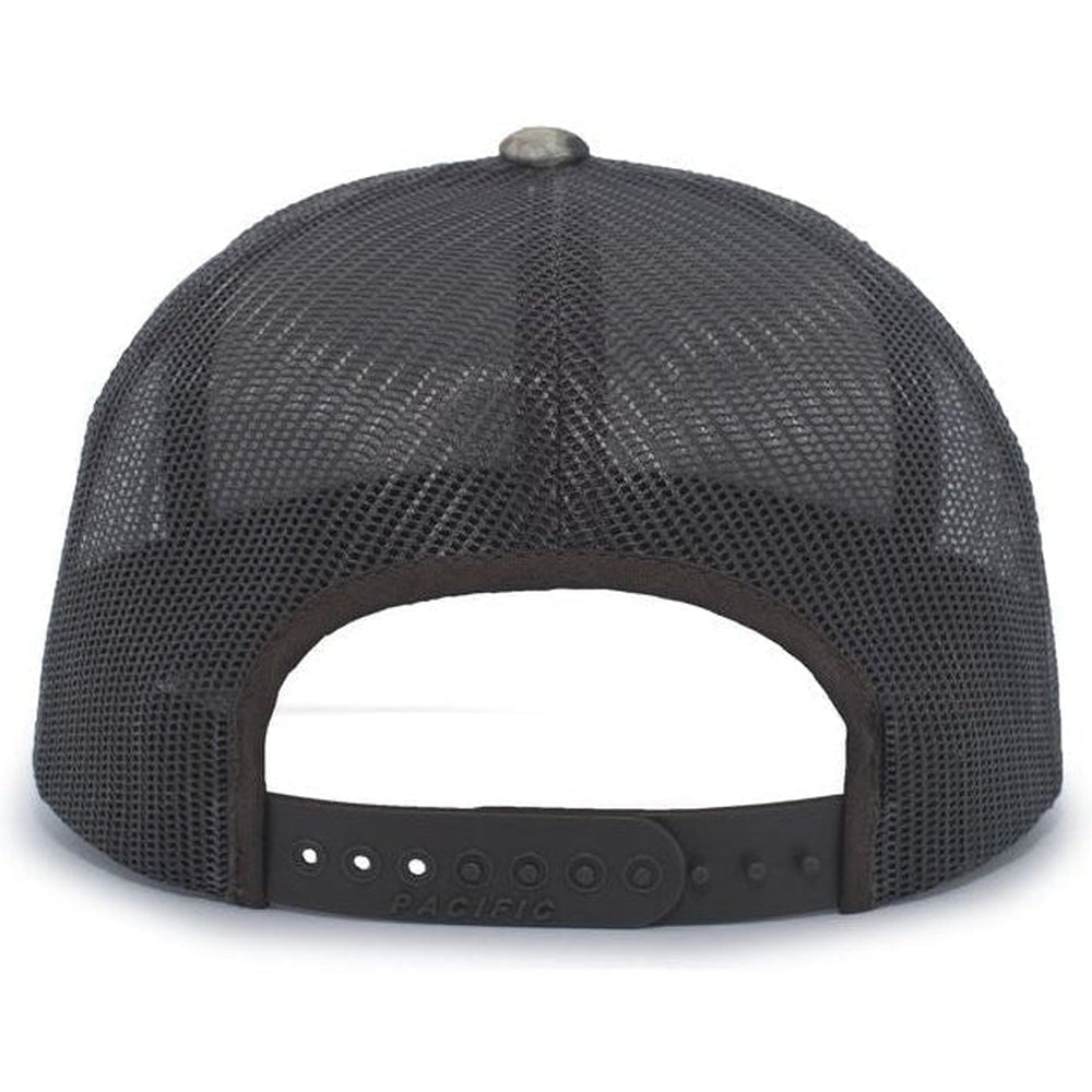 Pacific Headwear Camo Snapback Trucker Cap - JL Franklins