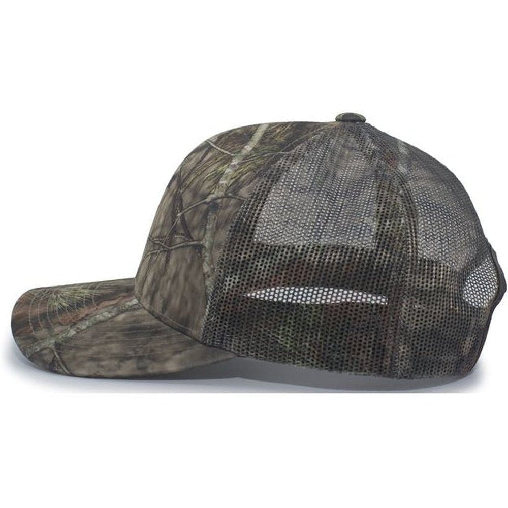 Pacific Headwear Camo Snapback Trucker Cap - JL Franklins