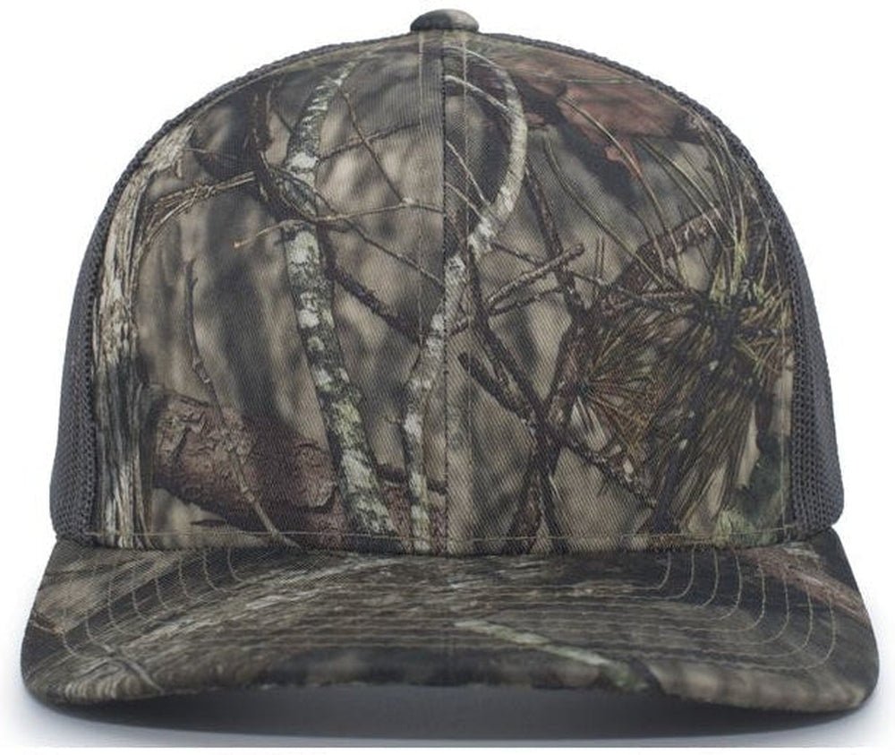 Pacific Headwear Camo Snapback Trucker Cap - JL Franklins